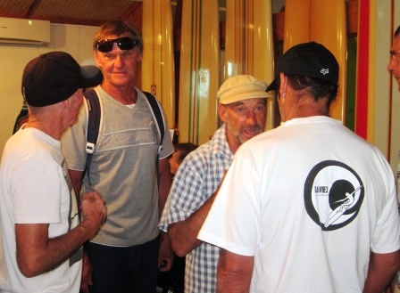 Surfers inspired by the exhibition reminisce about surfing in the early days