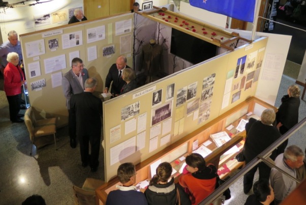 Raglan Remembers WW1 exhibit