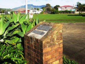 Nihinihi Mission Station memorial on Wainui Rd - Image Raglan Museum Collection